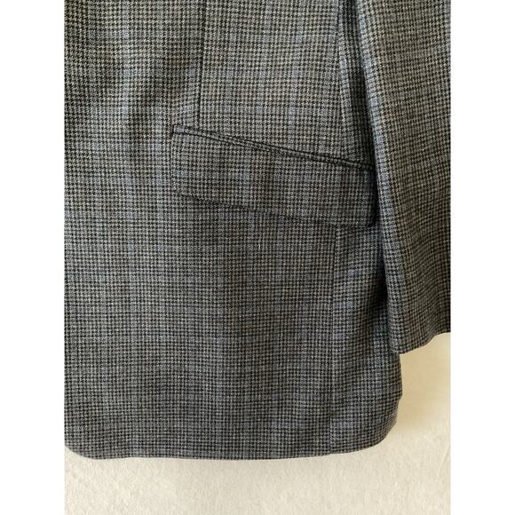 Polo Ralph Lauren  46L Houndstooth 100% Wool 2 Button Blazer Jacket - Picture 8 of 15
